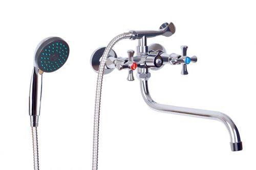 Как выбрать смеситель для ванной с душем: основные типы