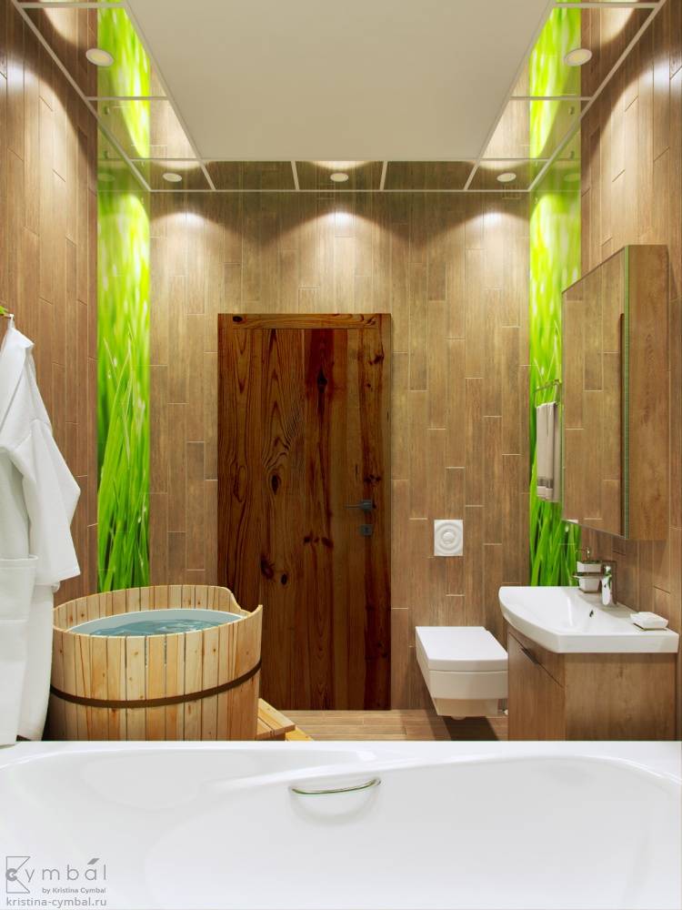 ᐉ эко-стиль в интерьере ванной комнаты - ruogorod.ru